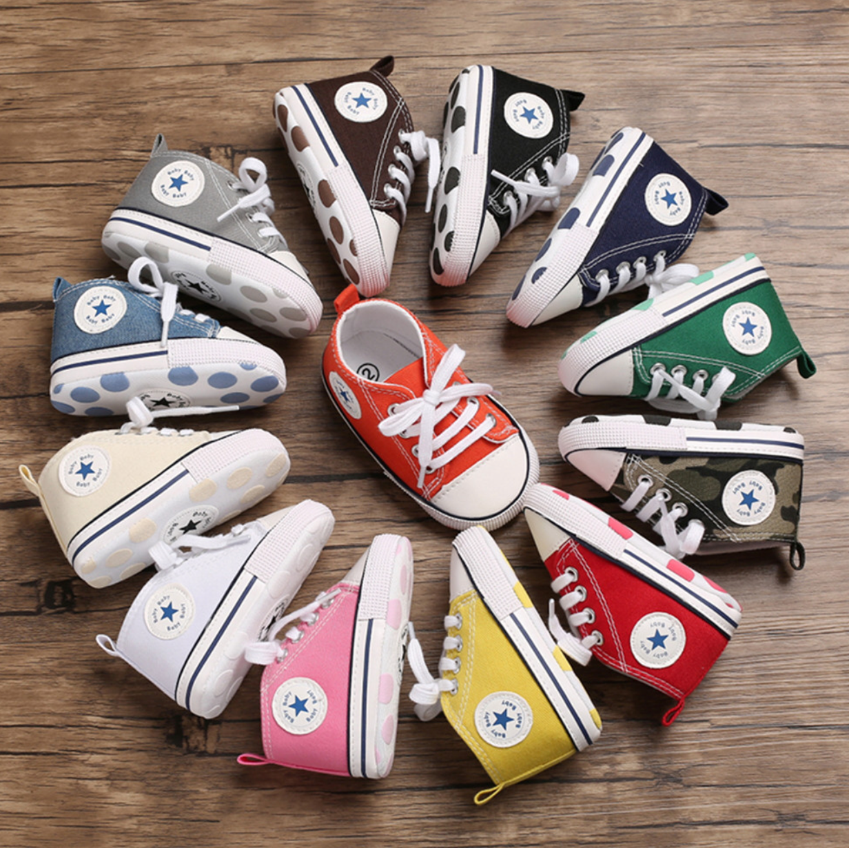 Baby Star Sneakers Grøn