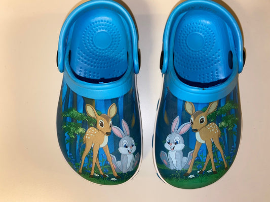 Træsko i plast - Bambi & Stampe