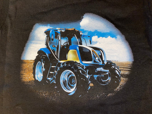 T-shirt barn Blå Traktor