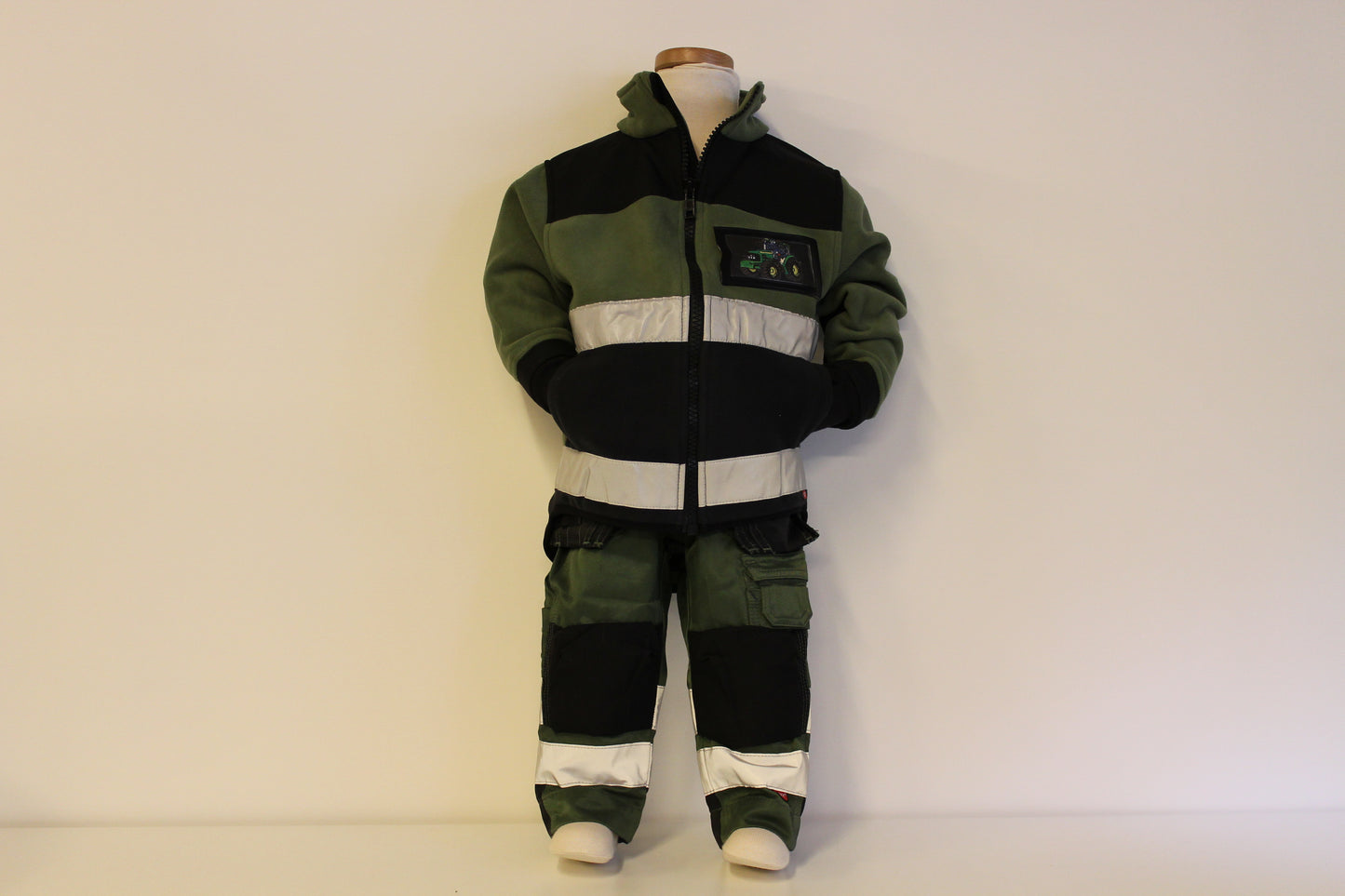 Fleecejakke Armygrøn