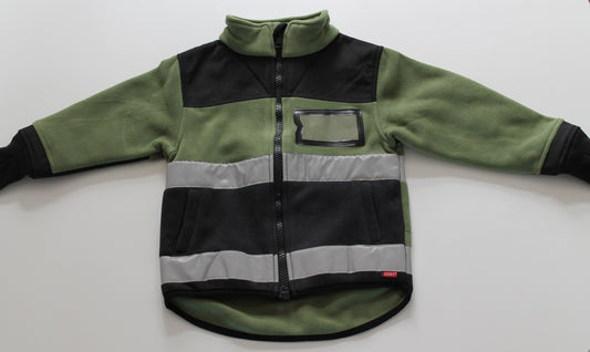 Fleecejakke Armygrøn