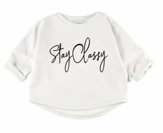 Stay Classy Bluse Barn I Love Milk