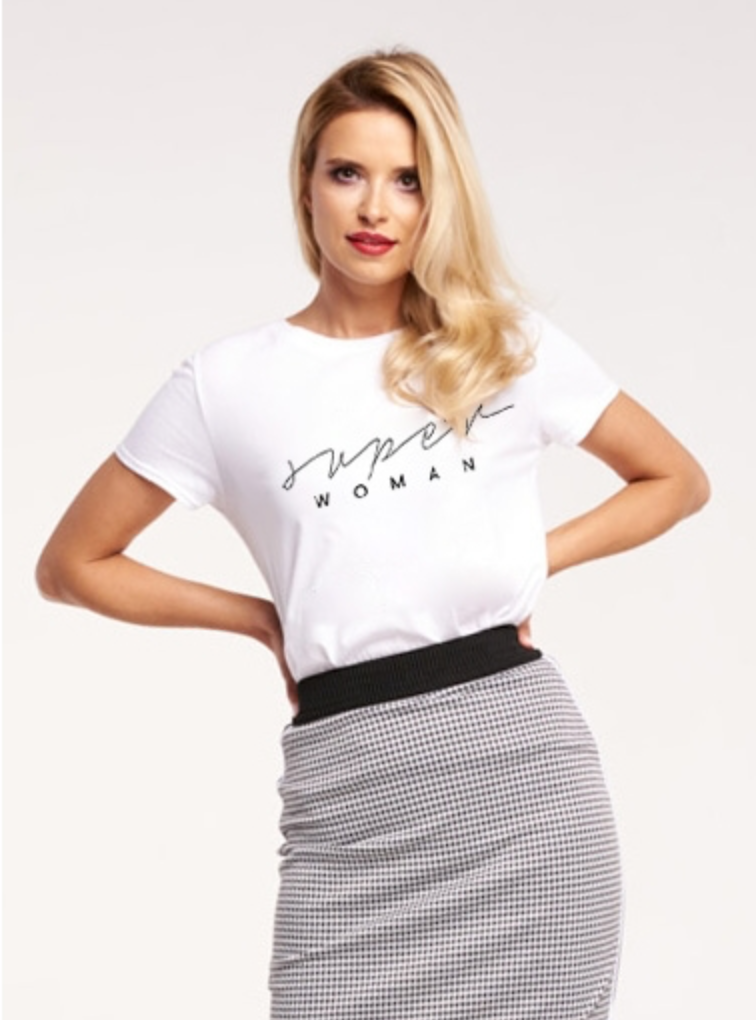 Super Woman T-shirt Mor I Love Milk