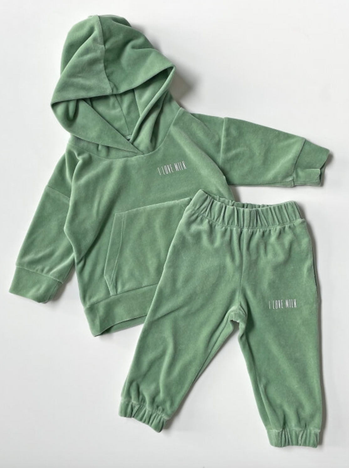 Bukser Støvet Grøn Barn I Love Milk