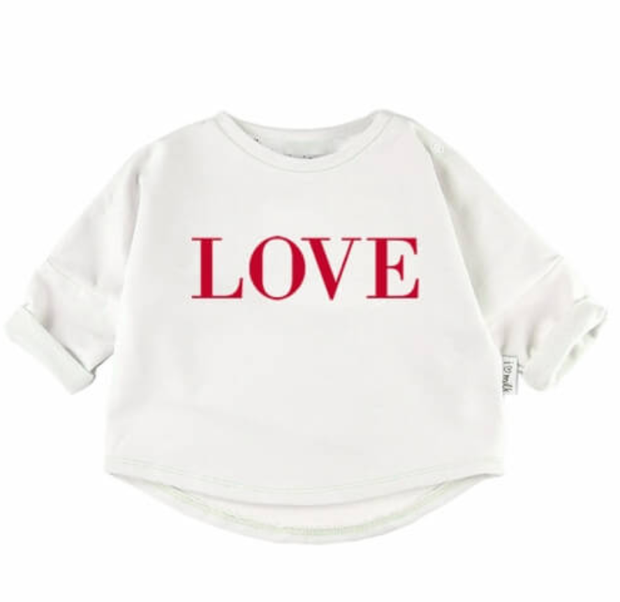 Love Sweatshirt Barn I Love Milk