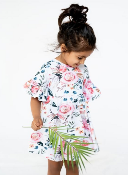 Blomster Kjole Pige I Love Milk