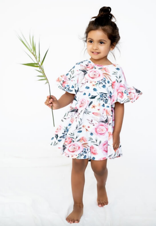 Blomster Kjole Pige I Love Milk