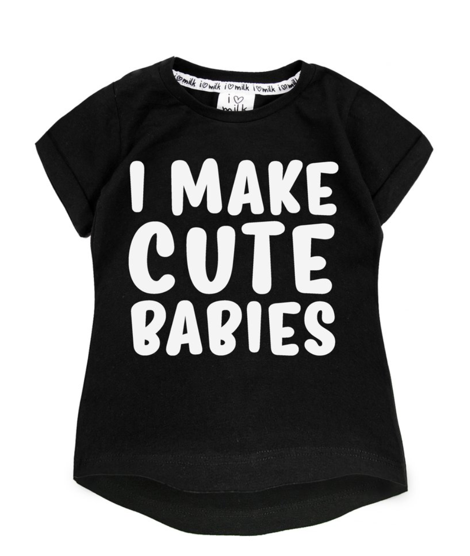 T-shirts Nuttet Mor I Love Milk