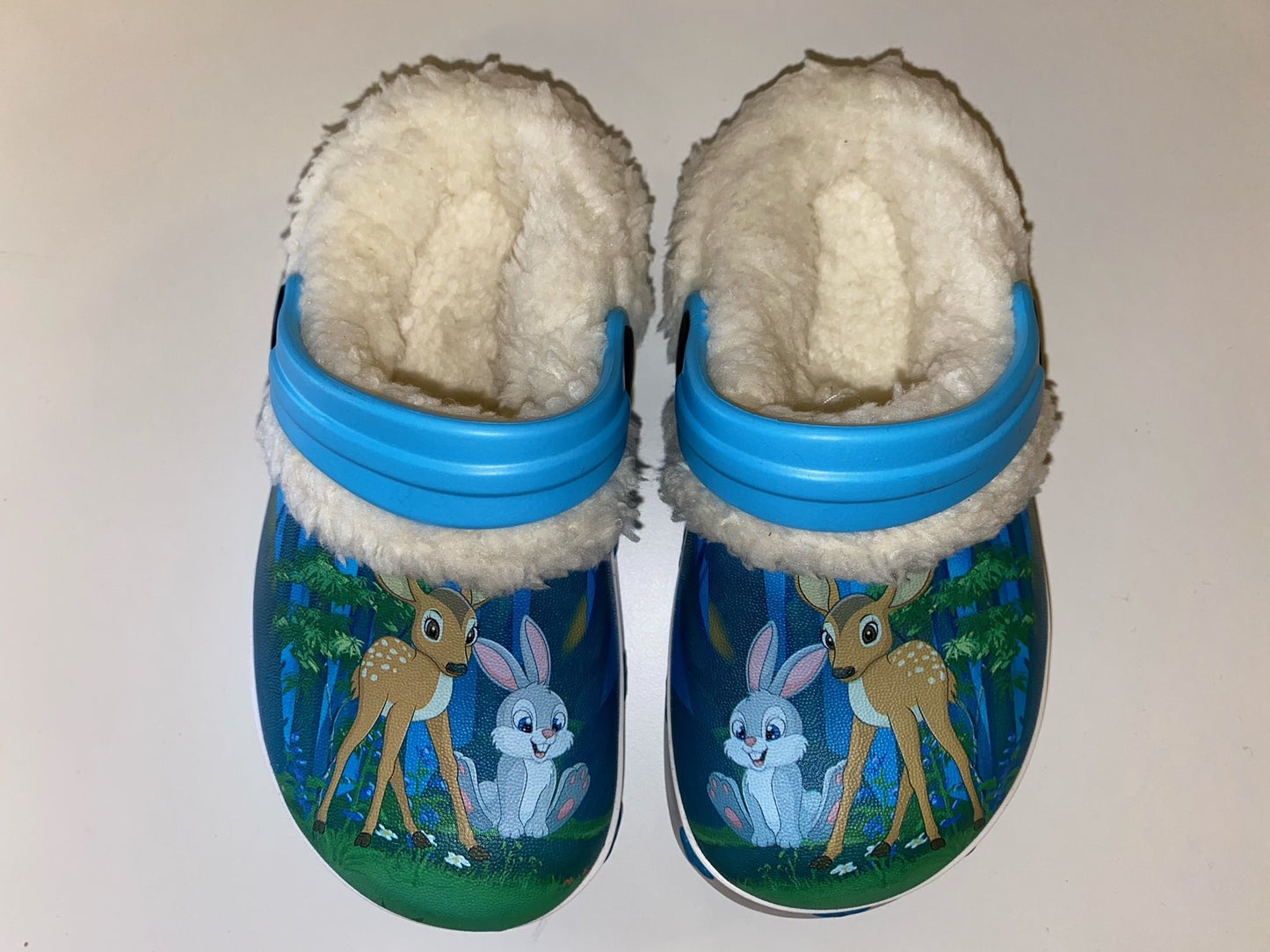 Træsko i plast - Bambi & Stampe med for