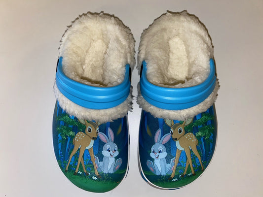 Træsko i plast - Bambi & Stampe med for