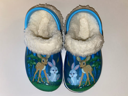 Træsko i plast - Bambi & Stampe med for