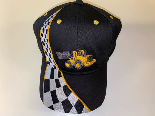 Kasket med gul rendegraver