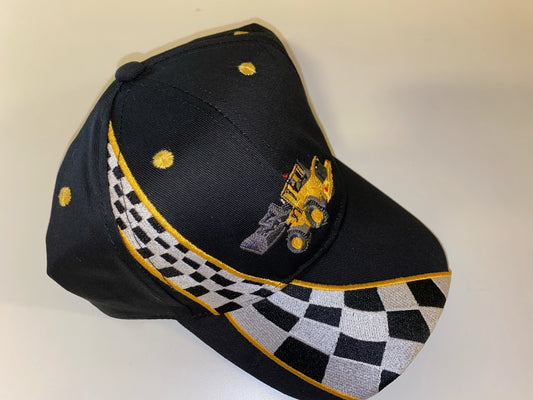 Kasket med gul rendegraver