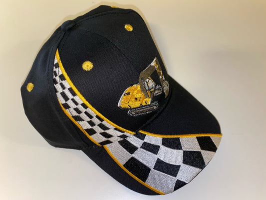 Kasket med gul gravko