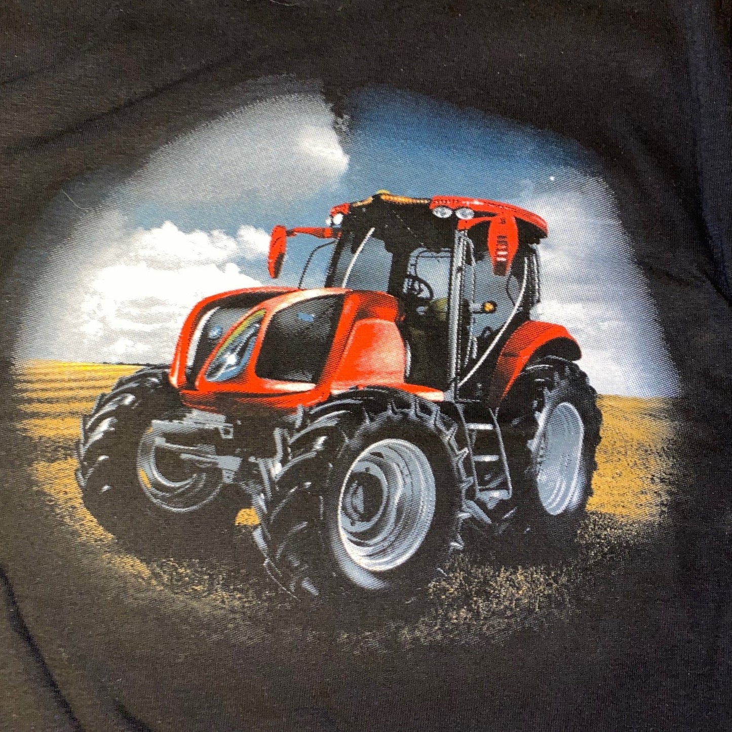 T-shirt barn Rød Traktor