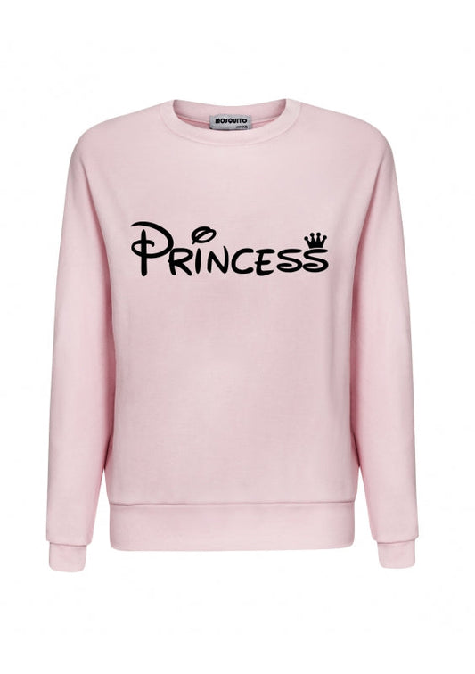 Princess Sweatshirt Rosa Mor I Love Milk