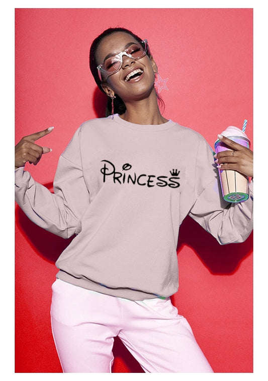 Princess Sweatshirt Rosa Mor I Love Milk